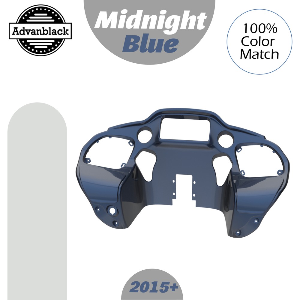 Advanblack Midnight Blue Inner Fairing Fits Harley Road Glide 2015up