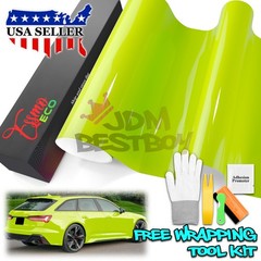5FTx10FT PPF Apple Green Gloss Vinyl Paint Protection Film Scratch Lamp Car Wrap