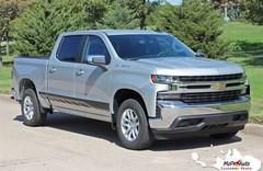 2019-2024 Chevy Silverado Stripes ROCKER 2 Decals Lower Door Vinyl Graphic Kit