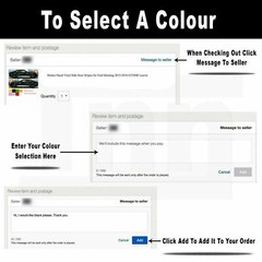 RD strips both sides Body Side Stripes Decals For Ford Mustang Rocker Panel Door