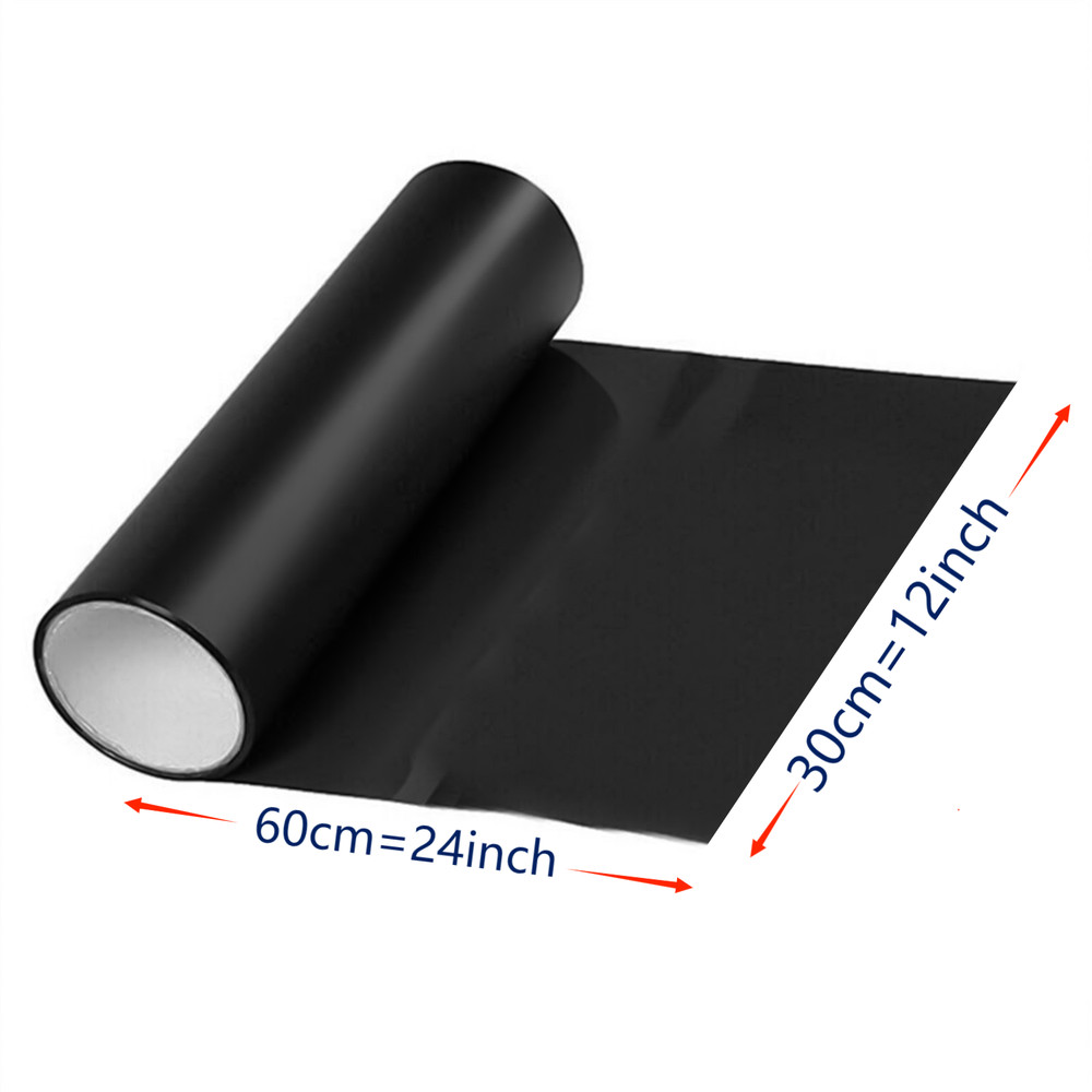 For Headlight Taillamp Matte black Lens Vinyl Protection Wrap Film 1.9-5.8sqft