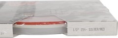 Universal 1/2″ 2-Color Pinstripe 02085294- Red/Silver Metallic