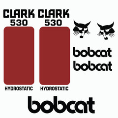 Fits Bobcat 530 Decals Stickers kit Repro Aftermarket Decal kit Premium Vinyl