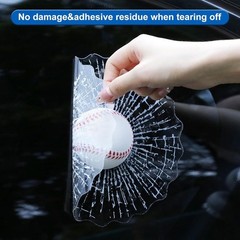Durable Funny Baseball 3D Car Sticker – Waterproof & Easy to Apply