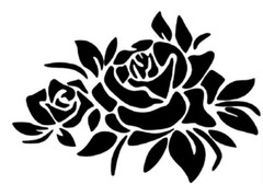 ROSES FLOWERS Vinyl Decal -Sticker for Car Truck Bumper Wall Window yeti phone