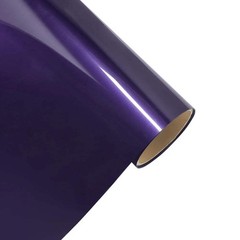 Metallic Midnight Purple Car Sticker Color Change Vinyl Film PET Bubble Free Wra