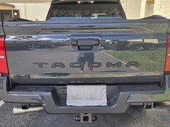 Matte Black Finish 3D Raised Tailgate Letter Pieces For 2024-up Toyota Tacoma