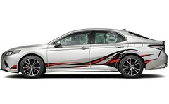 Graphics Flame Stripe Sticker For Toyota Camry Car Side Bumper Vinyl Decals