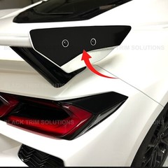 For Corvette 2020-2024 C8 Black High Wing Upper Accent C8R R Stingray Decals