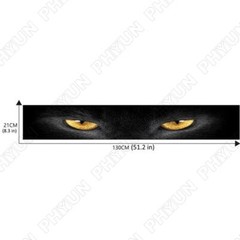 130 x 21cm Car Front Windshield Sunshade Sticker Vinyl Animals Eyes Decor Decal