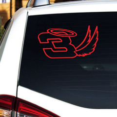 Dale Earnhardt 3 Decal/Sticker-Pick Design, Size, & Color-NASCAR-The Intimidator