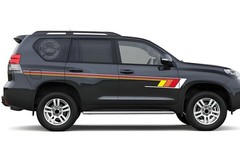 Retro Racing Stripe Car Sticker For Toyota Land Cruiser Fj Cruiser Graphic Decal