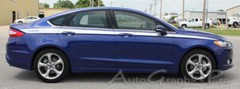 Vinyl Graphics Stripes Upper Door Pin Striping Decals for Ford Fusion 2013-2020
