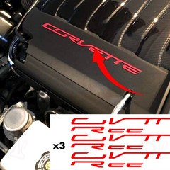 For 2014-2019 Chevy Corvette C7 Engine Cover Letter Decals 2015 2016 2017 2018