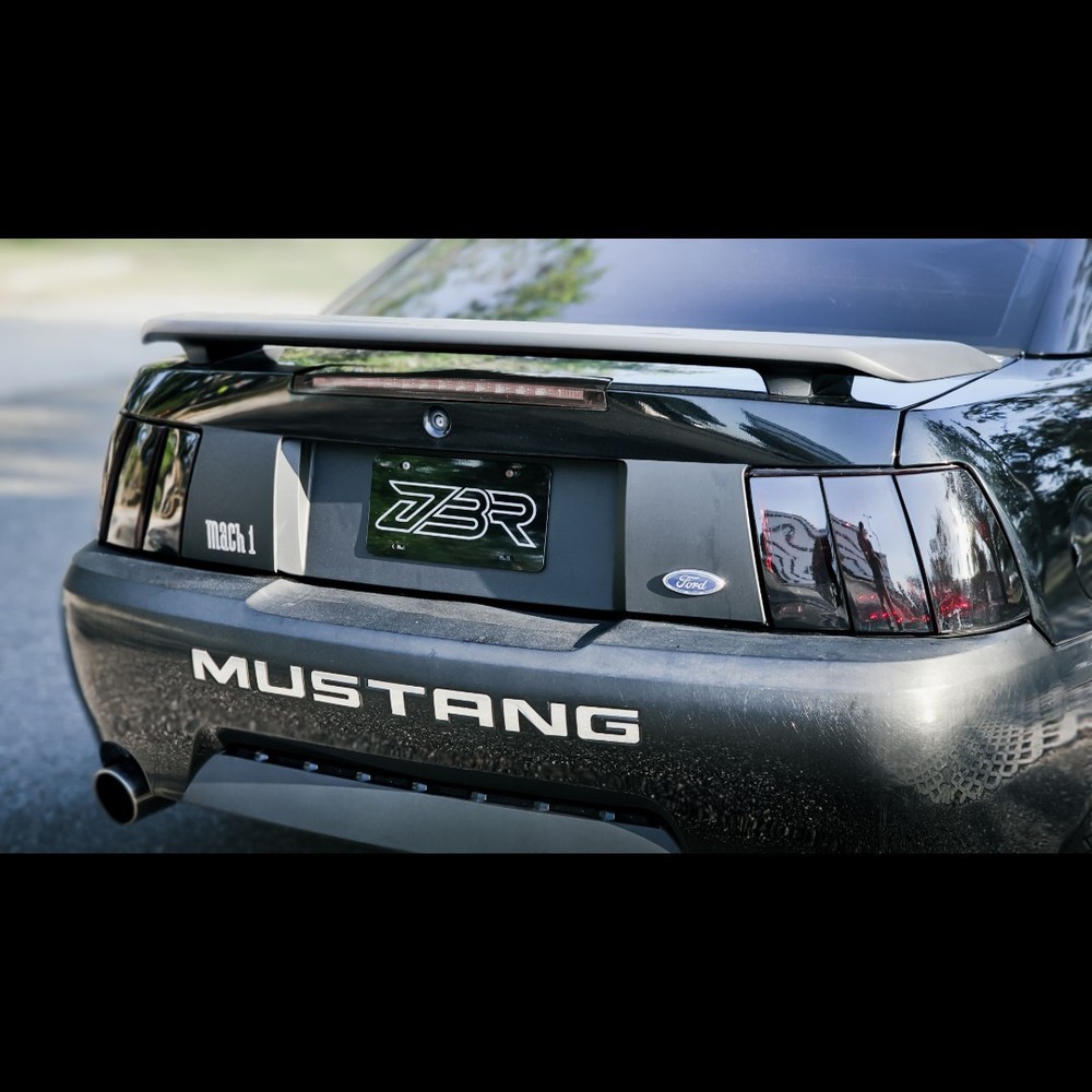 99-04 Ford Mustang SMOKED Taillight Tint Vinyl Overlays Dark Gloss NEW EDGE