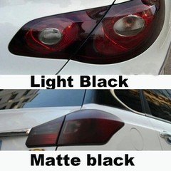 Direct Fit Car, motorcycle, electric bike Head Light Tail Light Film Light Black
