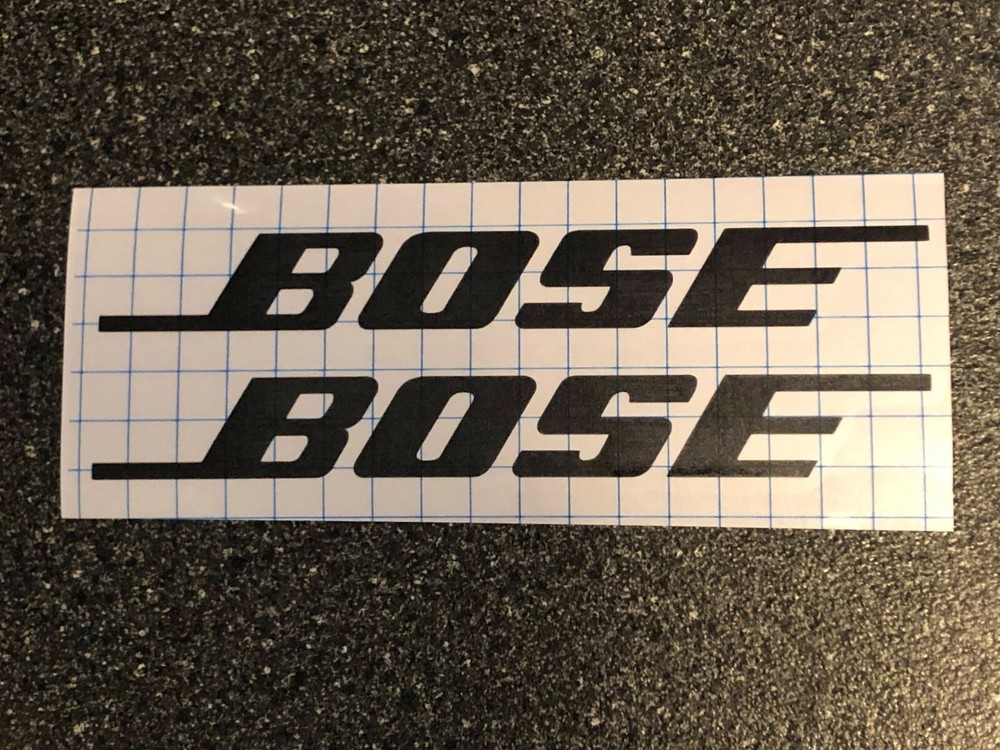 2x Bose Logo Vinyl Sticker Decal 4″ 6″ 8″ 12″ 10″ 16″ 20″ 23″
