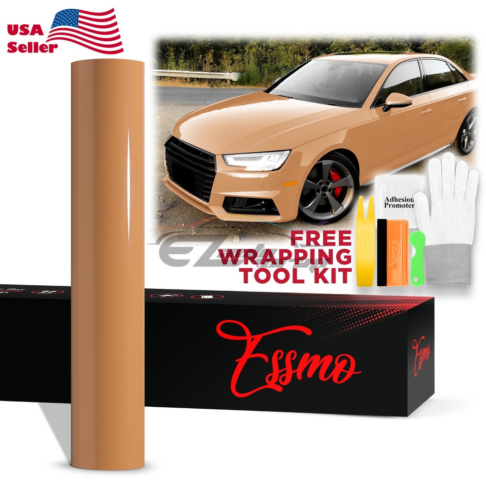 PET Super Gloss Sand Stone Vehicle Vinyl Wrap Decal Sheet Film Like Paint