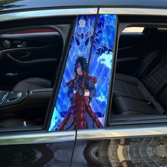 2PCS Car middle column sticker Nezha2 ONE PIECE window B pillar protective film
