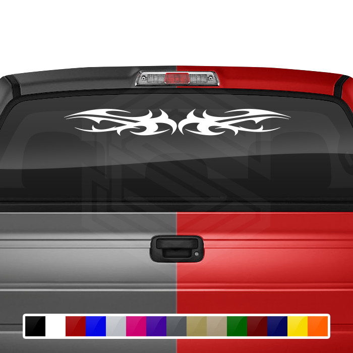Design #159 TRIBAL THORNS Windshield Decal Window Sticker Vinyl Decoration Car
