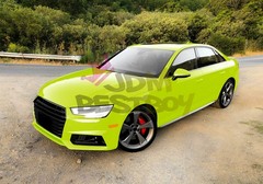 5FTx10FT PPF Apple Green Gloss Vinyl Paint Protection Film Scratch Lamp Car Wrap