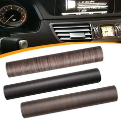Car Wrap Sticker Wood Grain Textured Vinyl Decal Auto Interior Styling DIY Decor