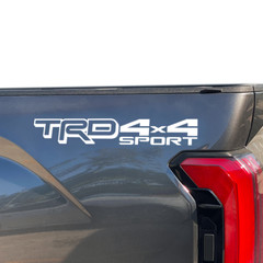 TRD Sport Toyota Tundra 2024 2025 vinyl decals stickers bedside 2P
