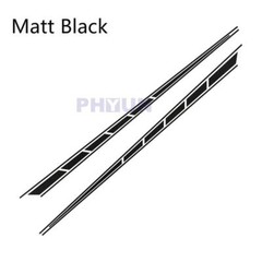 Universal Car Racing Body Side Stripe Skirt Decal Vinyl Body Sticker Matt Black