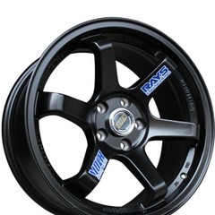 NEW 8pcs JDM Blue Japan Rays Engineering VOLK Racing TE37 Wheel decals sticker