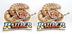 X2 Vinyl Decal Sticker Howards Rattler Cams 5″ Snake Viper Race Car Racing PAIR