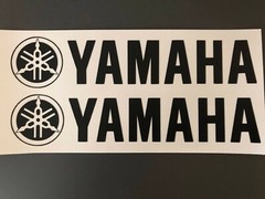 2x Yamaha Logo Vinyl Sticker Decal 6″ 8″ 10″ 12″ 16″ 20″ 23″ Multiple Colors