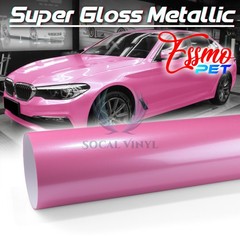 ESSMO PET Super Gloss Metallic Color Car Vinyl Wrap Sheet Sticker Film Decal