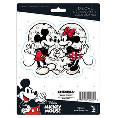 Disney Mickey & Minnie Mouse Love Heart Decal – 6″x8″ Chroma Graphics Sticker
