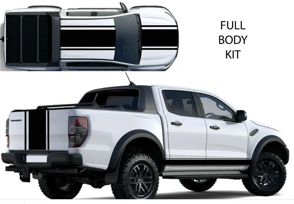 Ford Maverick Graphics Kit Bonnet Rear Side Stripes Any Year Decals Kit