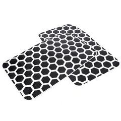 Honeycomb Rear Side Door Window Vinyls Decal Fits Toyota Tundra 2022-2026