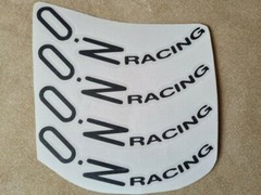 8pcs Oz Racing Wheels Sticker Black Vinyl Decal