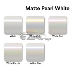 *Premium Matte Satin Pearl White Car Vinyl Wrap Sticker Decal Sheet Bubble Free