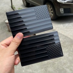2pcs American Flag Stickers Emblem Decal Badge For Car Truck Body Door 3D Metal