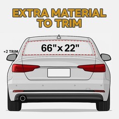 Custom SUV & Truck Window Decals – One-Way See-Through Perforated Vinyl, Wate…