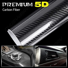 Carbon Fiber Pattern Waterproof Vinyl Car Wrap Sheet Roll Film Sticker 60″x12″