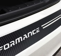 40″ Carbon Fiber Trunk Sill Scratch Protector Vinyl Decal For BMW X1 X2 X3 X4 X5
