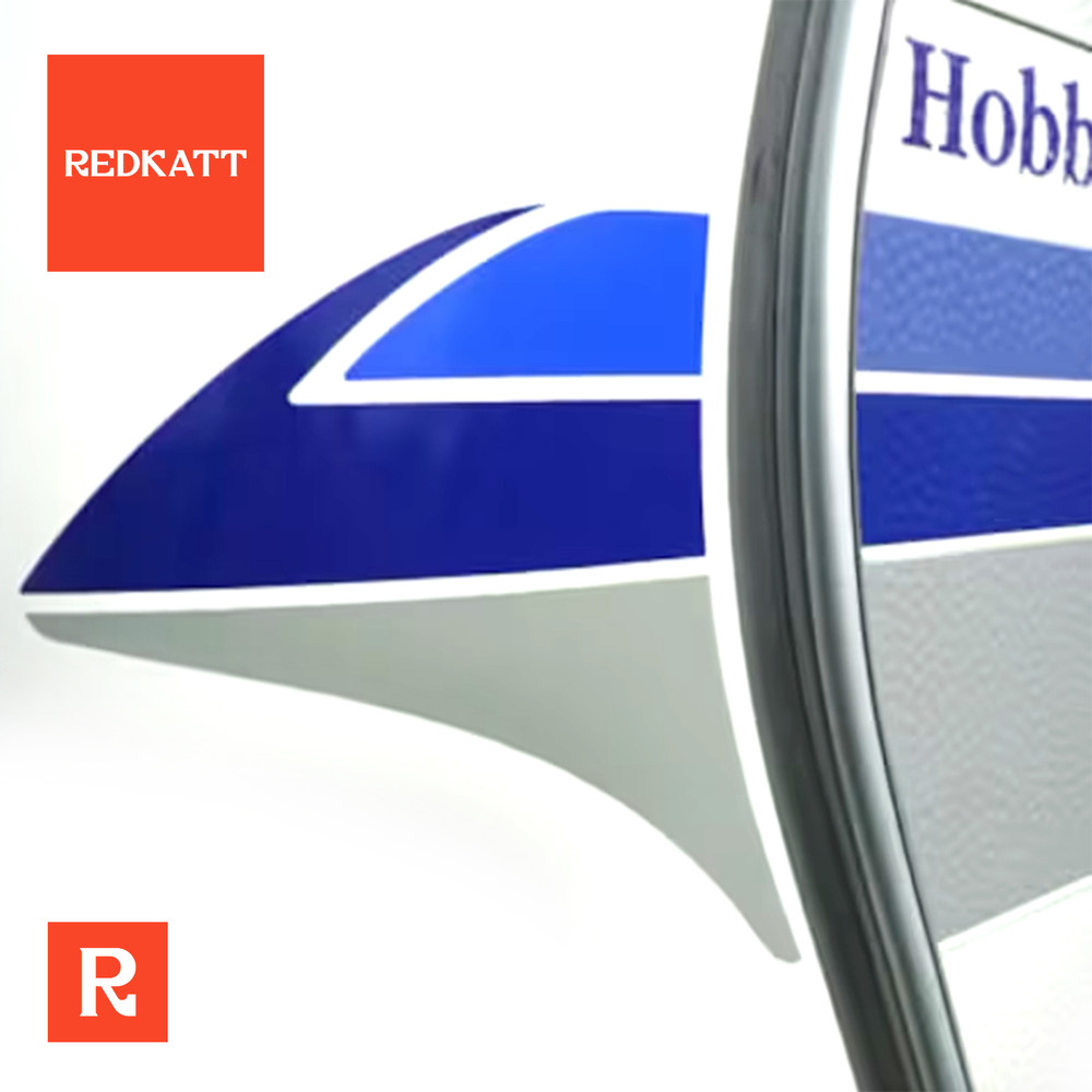 Hobby decals 2x caravan stickers left and right side replacement for camper