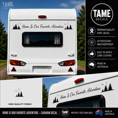 Adventure Caravan Decal Sticker RV Camper Trailer Vinyl Jayco Viscount