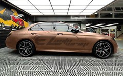 【Satin Chrome】 Rose Gold Matte Metallic Vinyl Wrap Sticker Air Release Sheet DIY