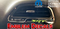 Dodge Challenger SRT Passenger Vent Decal 15 16 2017 2018 2019 2020 2021 2022 23