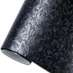 72″ x 60″ Premium Matte Flat Forged Carbon Fiber Vinyl Wrap Film Black 6ft x 5ft