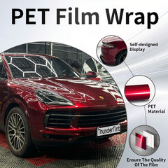 Premium Ultra Gloss PET Liner Self Adhesive Vinyl Wrap Air Release Bubble Free