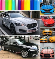 Flexible Crystal Glossy Metallic Whole Car Vinyl Wrap Truck Sticker Air Free US
