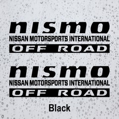 (2x) NISMO OFF ROAD Decal Vinyl Stickers for Nissan Trucks