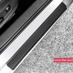 4x Accessories Carbon Fiber Car Scuff Plate Door Sill 5D Sticker Protector 2021